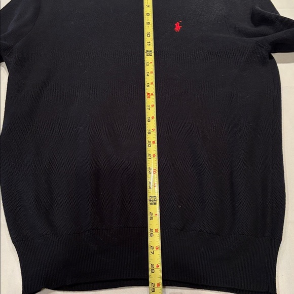 Ralph Lauren POLO Ladies Black Crewneck Sweater with Red Logo - Picture 7 of 10